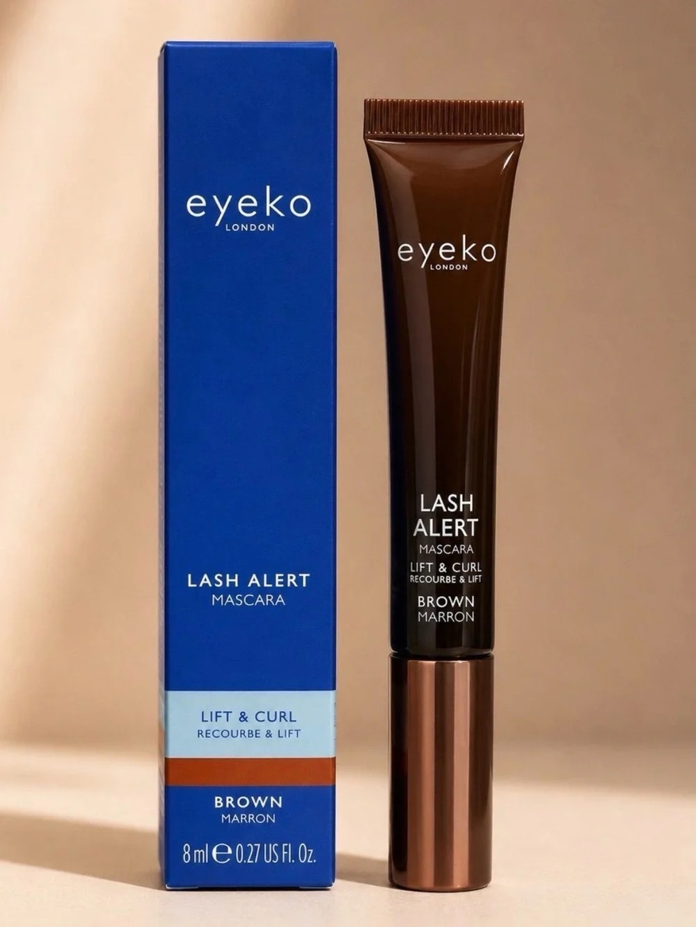 Eyeko London Lash Alert Lift & Curl Brown Mascara Full Size